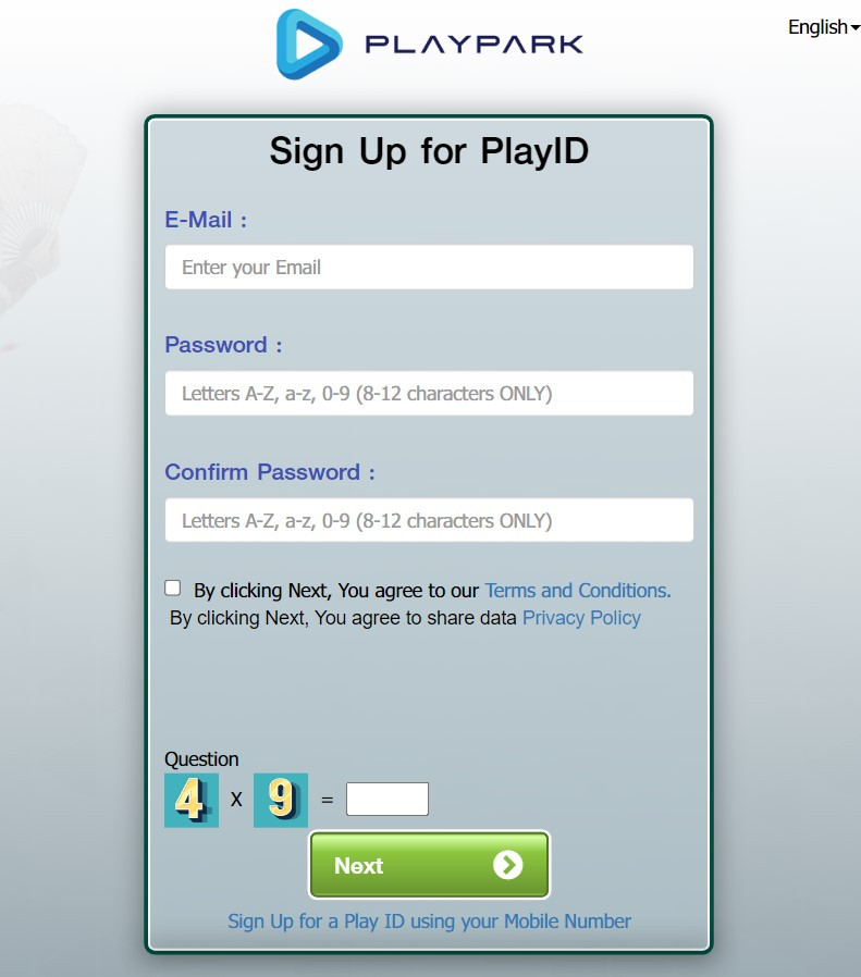 如何创建PlayID帐户  