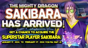 A new Dragon is Rising! Sakibara has entered the court!  